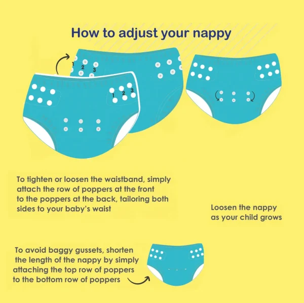 Size-Adjustable Under Nappy - Image 4